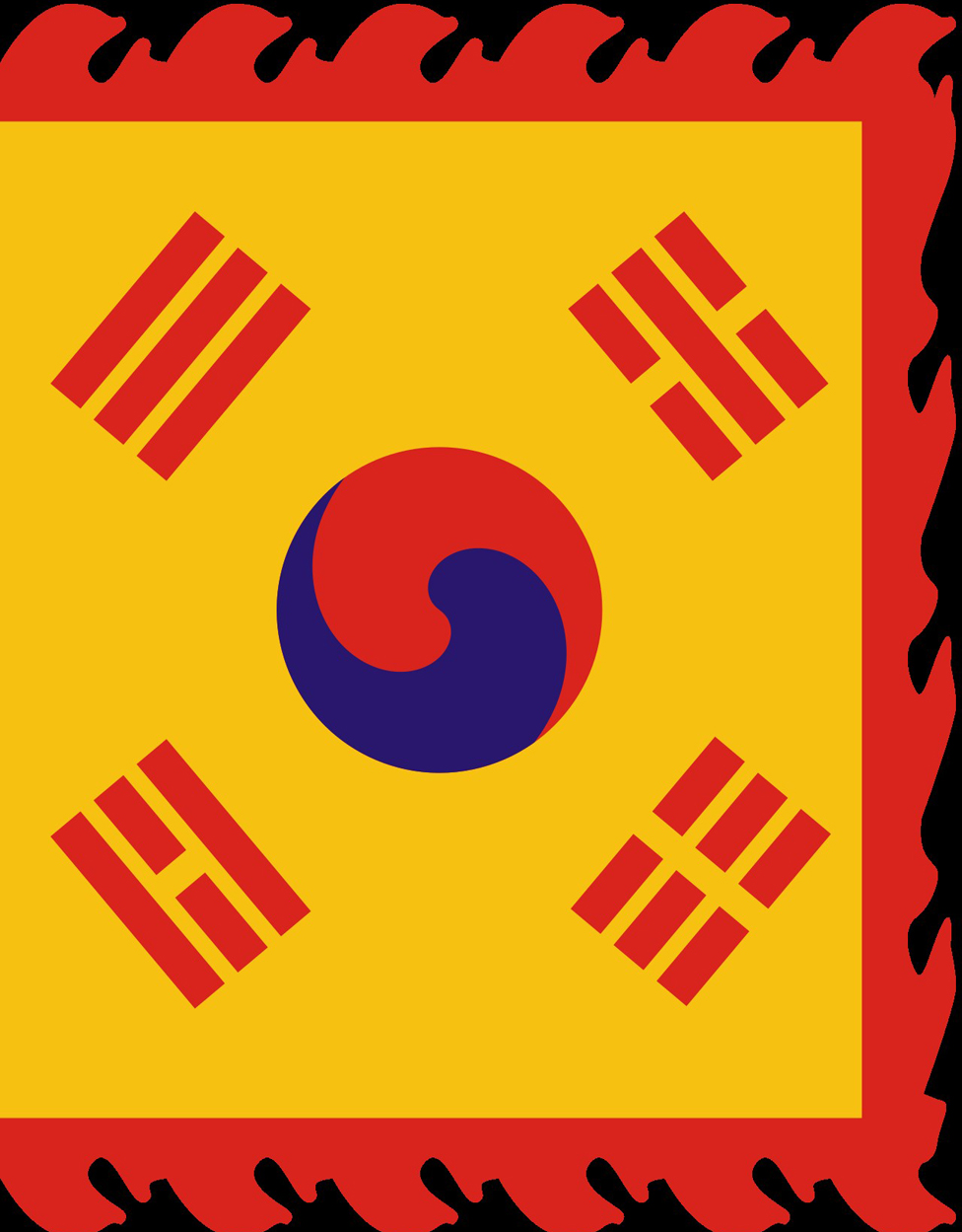 Imperial Standard of the Korean Empire 1897-1910