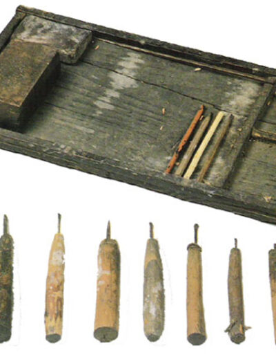 Tools for making wooden movable types