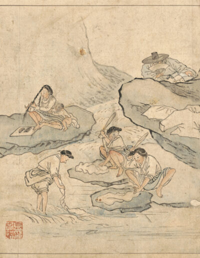 Washing the laundry © National Museum of Korea