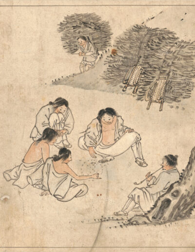 Playing gonu © National Museum of Korea