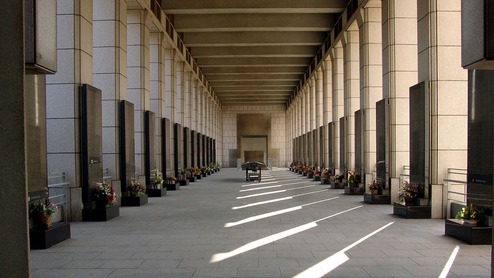 The monuments for the Killed in Action at the War Memorial of Korea